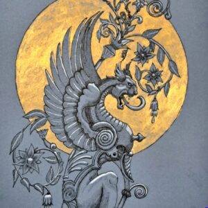 Full Moon winged Lion